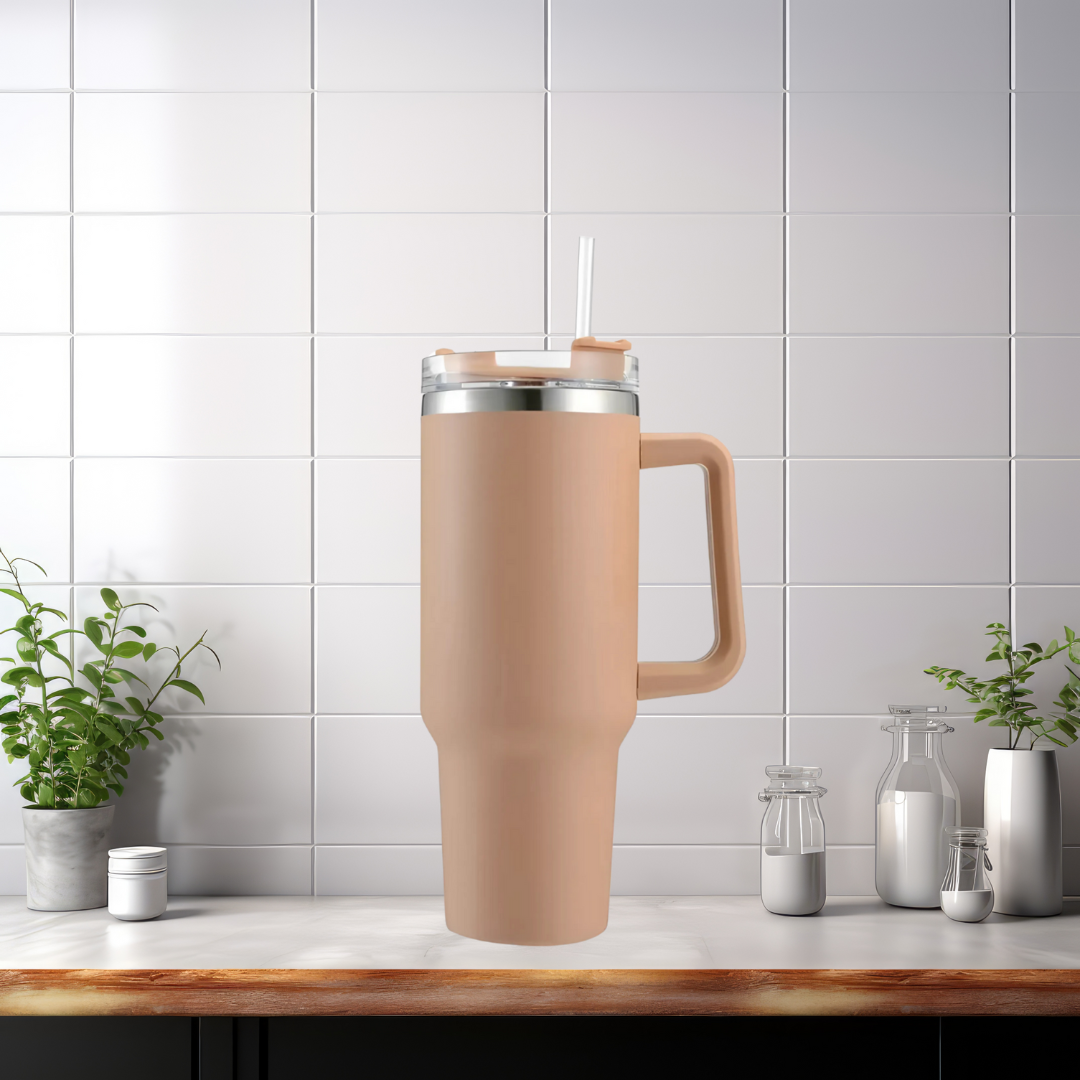 40oz Luxe RVS Geïsoleerde Thermosbeker – Duurzaam en Stijlvol voor Dagelijks Gebruik