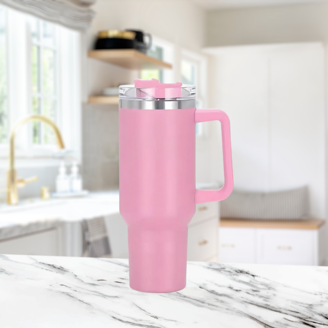 40oz Luxe RVS Geïsoleerde Thermosbeker – Duurzaam en Stijlvol voor Dagelijks Gebruik